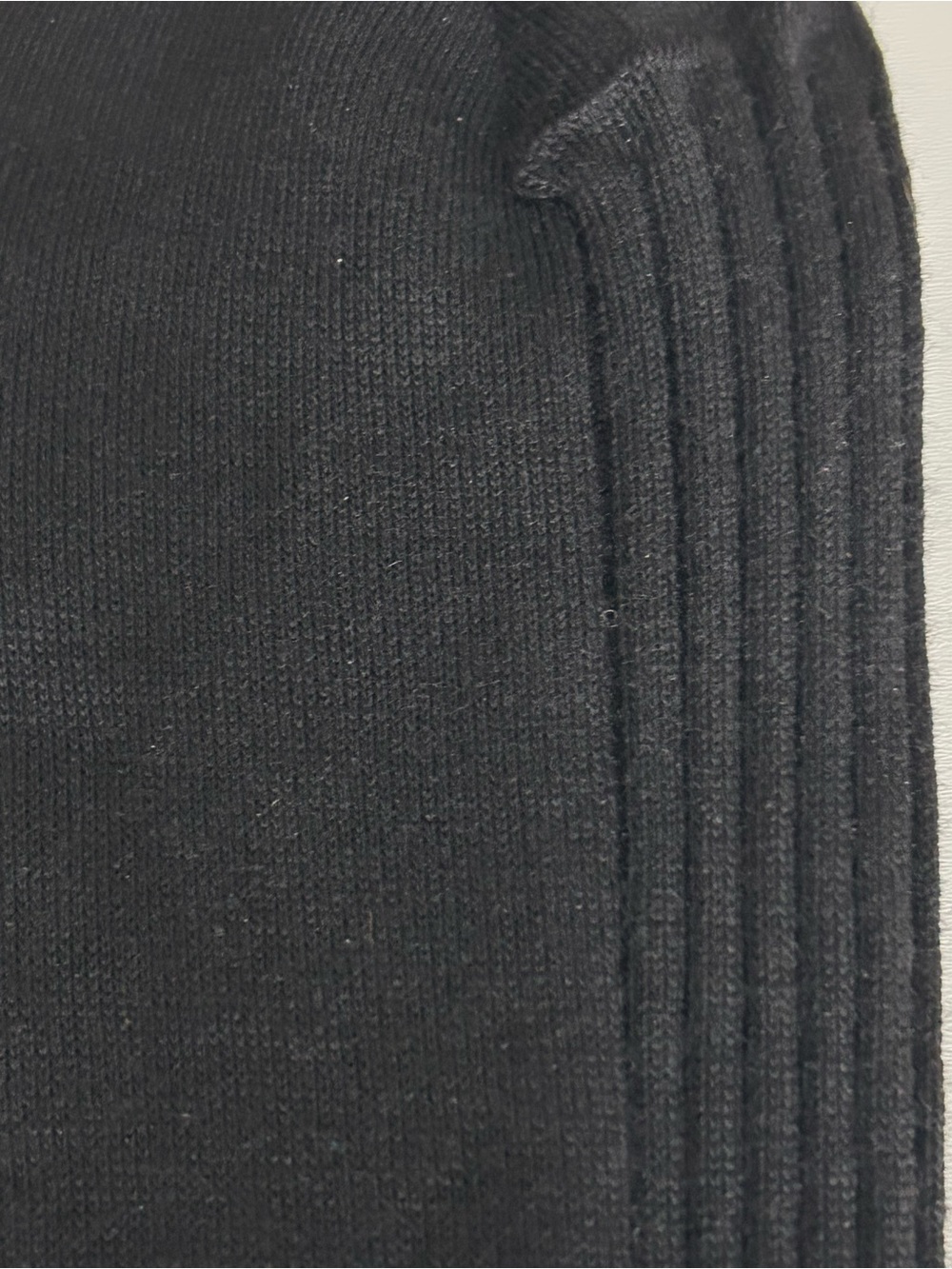 Brooks Brothers Black Mens Socks Ribbed Merino Wool Blend Hand Linked Toe New - Picture 4 of 6